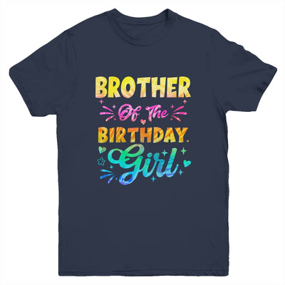 Brother Of The Birthday Girl Tie Dye 1st Birthday Family Youth Shirt | siriusteestore