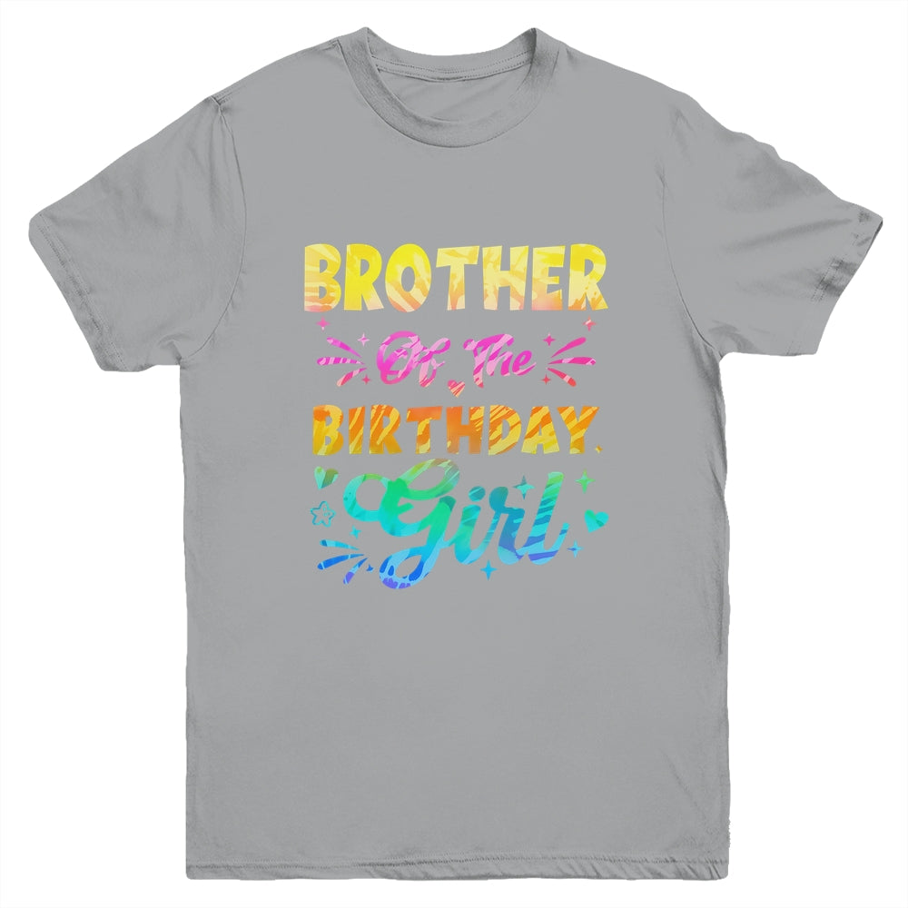 Brother Of The Birthday Girl Tie Dye 1st Birthday Family Youth Shirt | siriusteestore