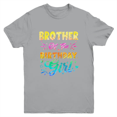 Brother Of The Birthday Girl Tie Dye 1st Birthday Family Youth Shirt | siriusteestore