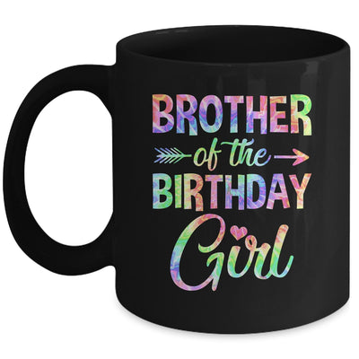 Brother Of The Birthday Girl Tie Dye 1st Birthday Girl Mug | siriusteestore