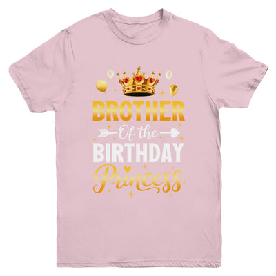 Brother Of The Birthday Princess Birthday Girl Family Kid Youth Shirt | siriusteestore