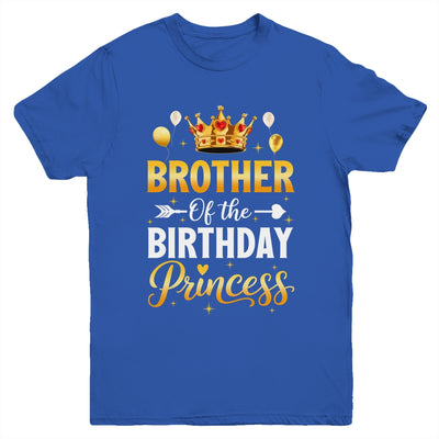 Brother Of The Birthday Princess Birthday Girl Family Kid Youth Shirt | siriusteestore