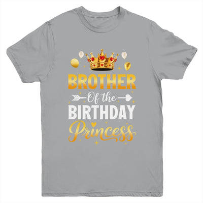 Brother Of The Birthday Princess Birthday Girl Family Kid Youth Shirt | siriusteestore