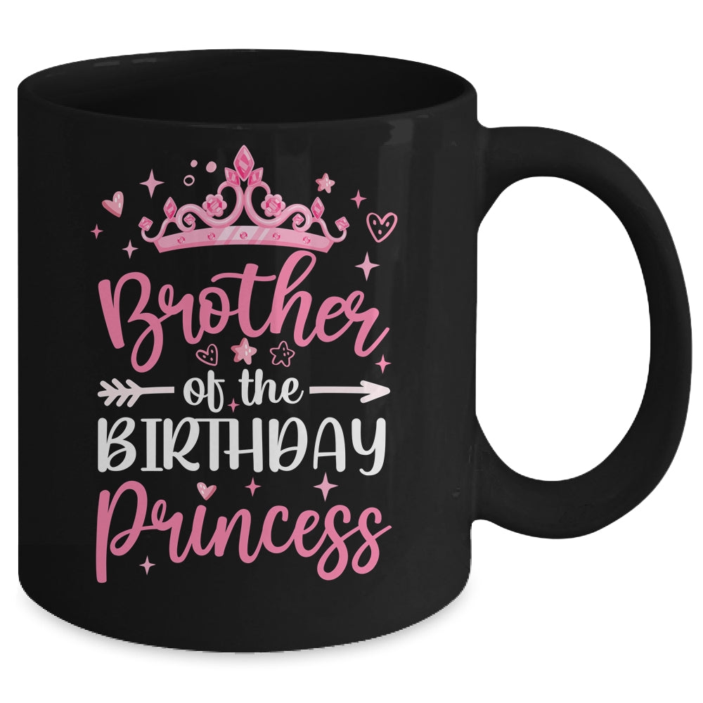 Brother Of The Birthday Princess Birthday Girl Kid Family Mug | siriusteestore