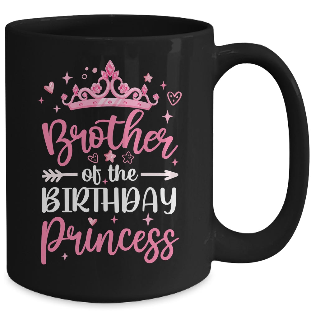 Brother Of The Birthday Princess Birthday Girl Kid Family Mug | siriusteestore
