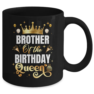 Brother Of The Birthday Queen Funny Matching Birthday Party Mug | siriusteestore