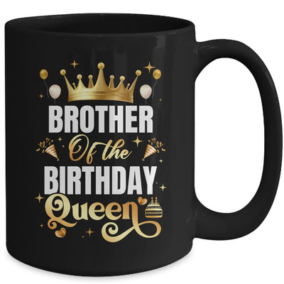 Brother Of The Birthday Queen Funny Matching Birthday Party Mug | siriusteestore