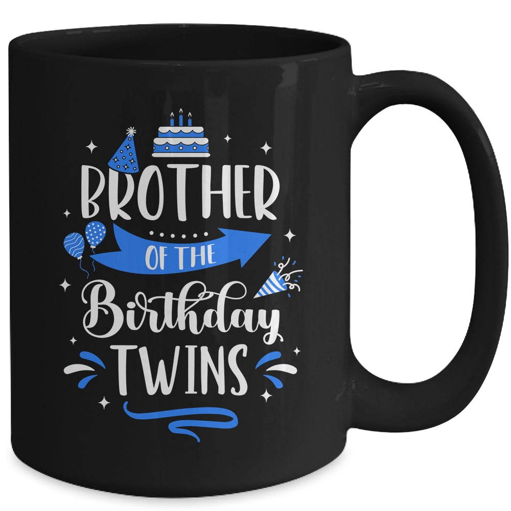 Brother Of The Birthday Twins Twin Celebrate Cute Matching Mug | siriusteestore