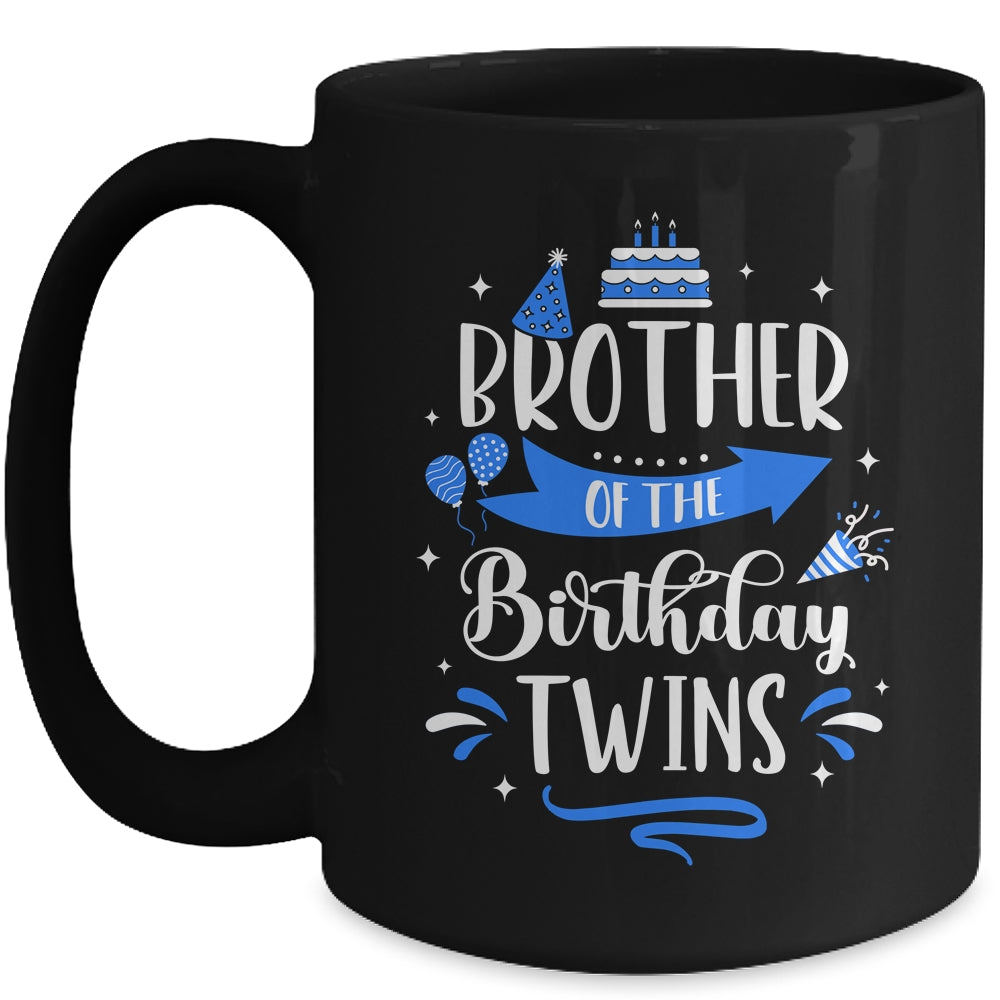 Brother Of The Birthday Twins Twin Celebrate Cute Matching Mug | siriusteestore