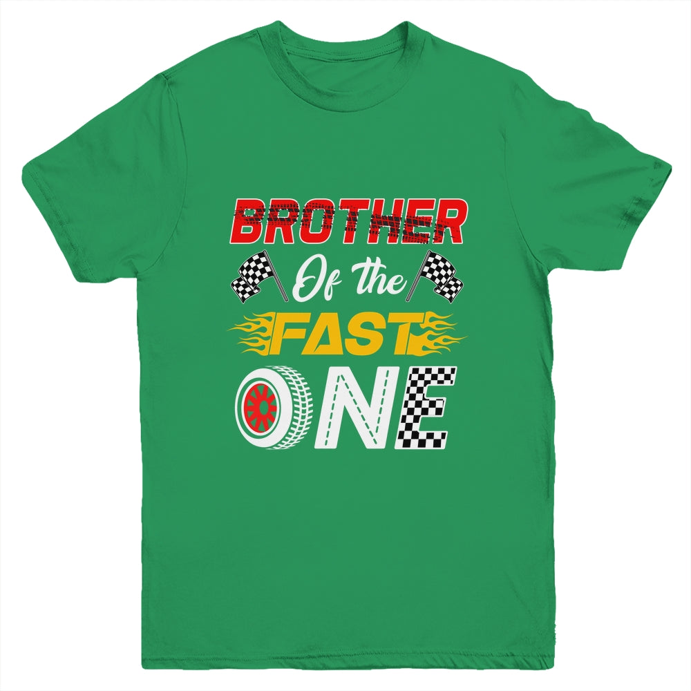 Brother Of The Fast One 1st Birthday Race Car Family Youth Shirt | siriusteestore