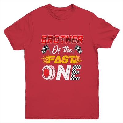 Brother Of The Fast One 1st Birthday Race Car Family Youth Shirt | siriusteestore