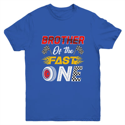 Brother Of The Fast One 1st Birthday Race Car Family Youth Shirt | siriusteestore