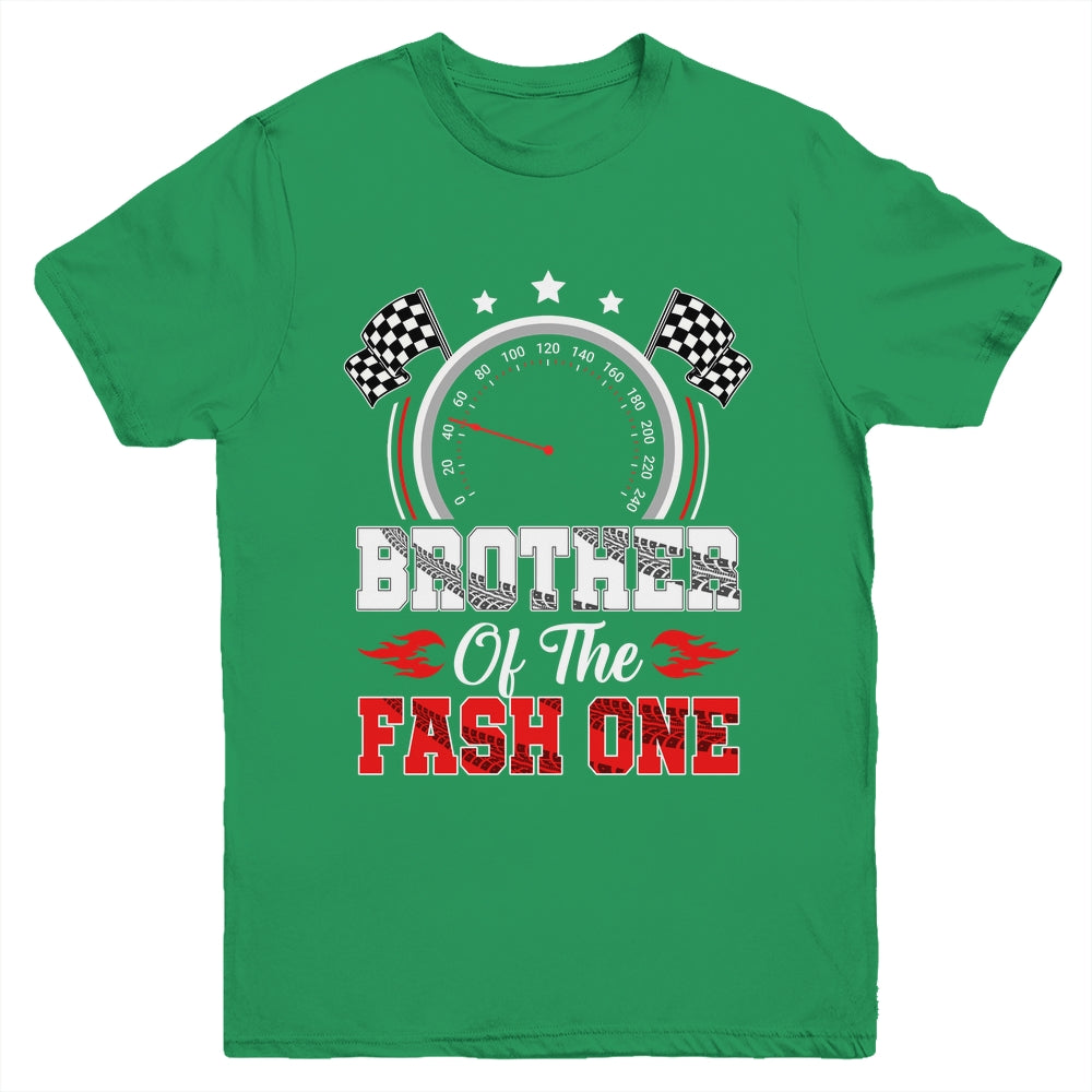 Brother Of The Fast One 1st Birthday Racing Car Family Youth Shirt | siriusteestore