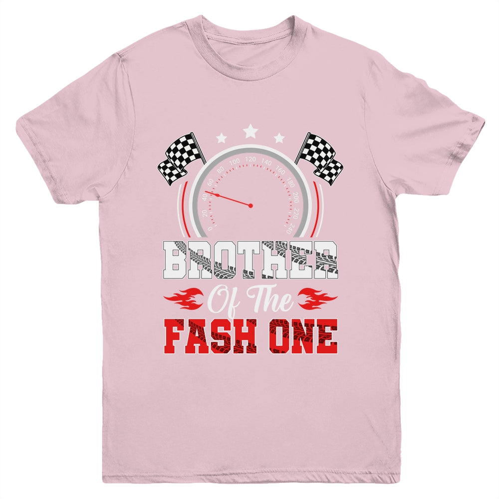 Brother Of The Fast One 1st Birthday Racing Car Family Youth Shirt | siriusteestore
