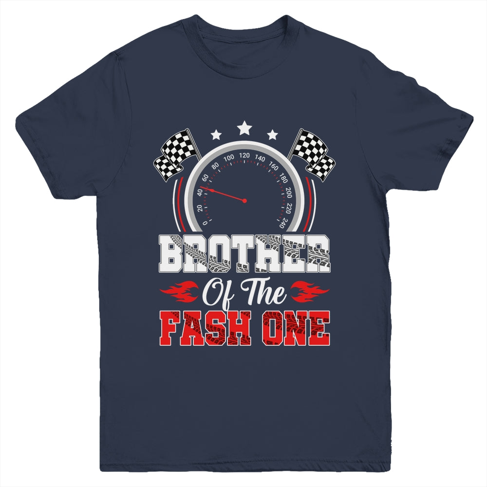 Brother Of The Fast One 1st Birthday Racing Car Family Youth Shirt | siriusteestore