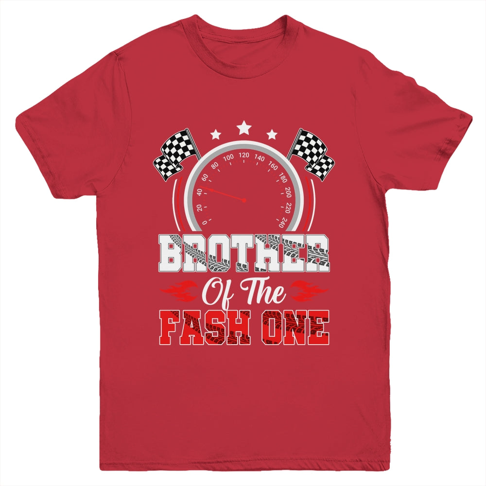 Brother Of The Fast One 1st Birthday Racing Car Family Youth Shirt | siriusteestore