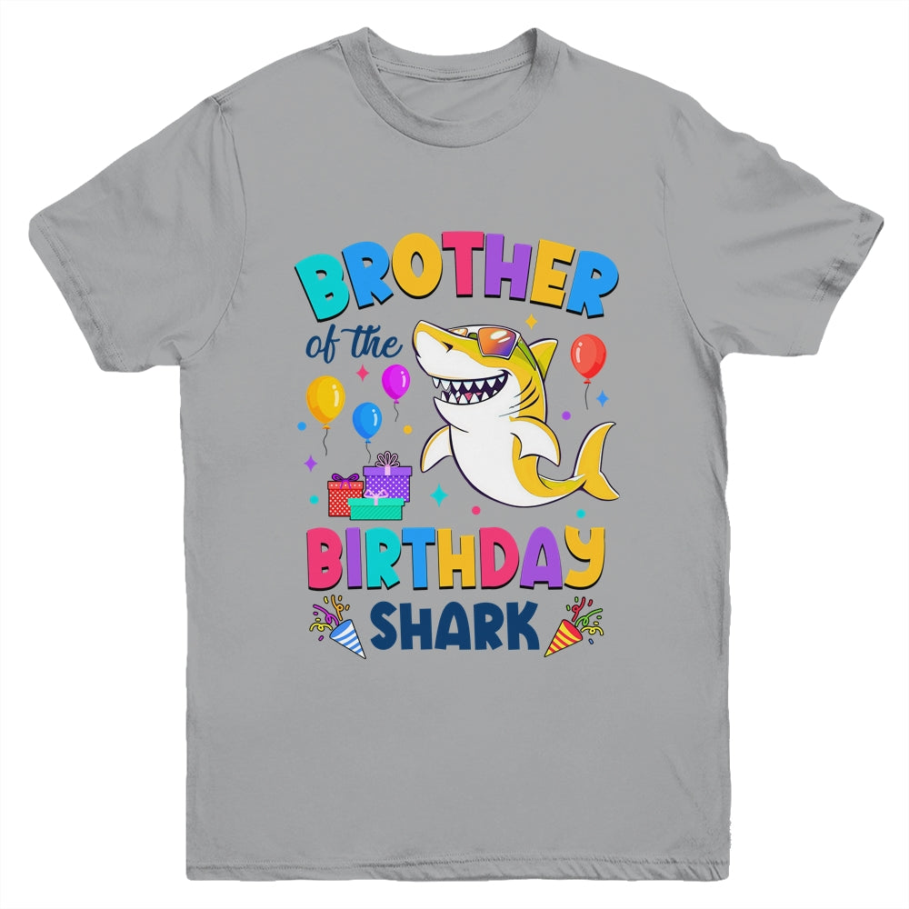 Brother Of The Shark Birthday Family Matching Party Kids Youth Shirt | siriusteestore