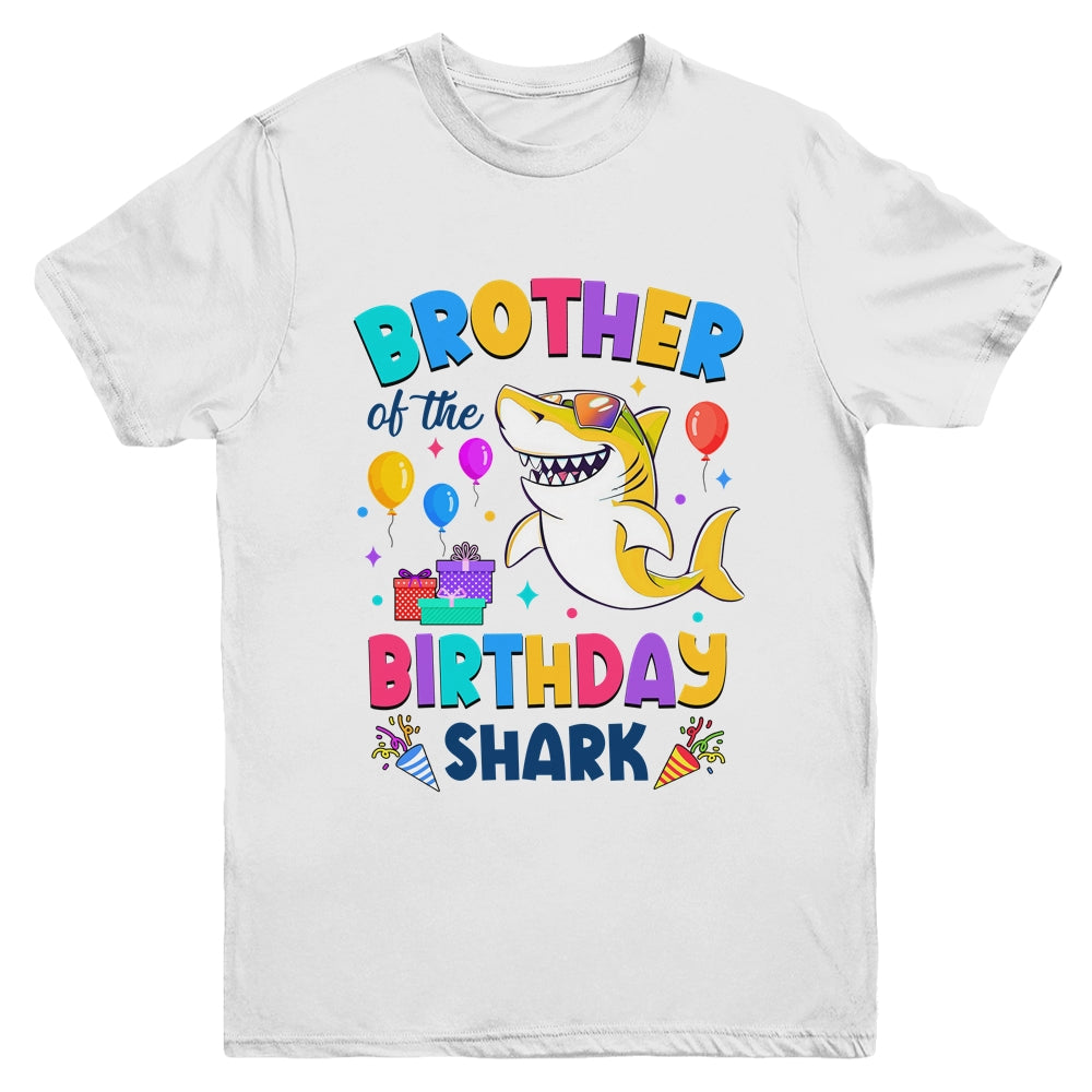 Brother Of The Shark Birthday Family Matching Party Kids Youth Shirt | siriusteestore