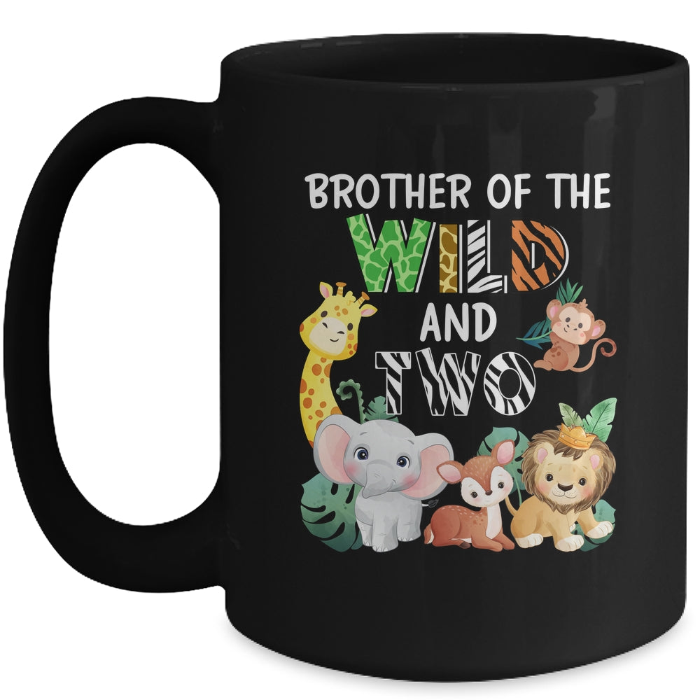 Brother Of The Wild And Two Zoo Theme Birthday Safari Mug | siriusteestore