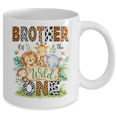 Brother Of The Wild One First Birthday Boy Jungle Safari Mug | siriusteestore