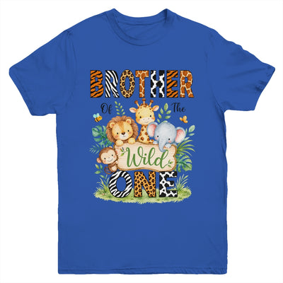 Brother Of The Wild One First Birthday Boy Jungle Safari Youth Shirt | siriusteestore