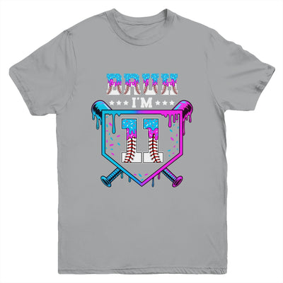 Bruh 11th Birthday Boy Baseball Ice Cream Drip 11 Years Old Boy Youth Shirt | siriusteestore