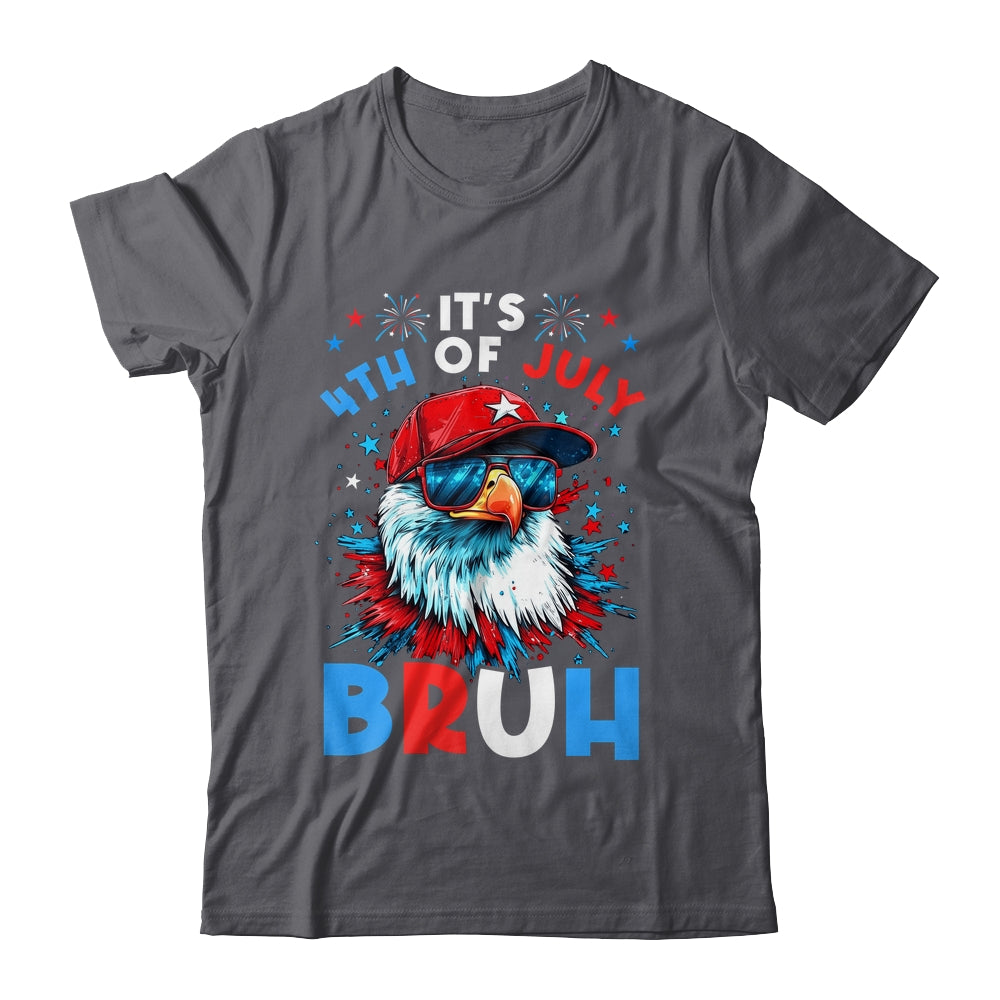 Bruh 4th Of July Boys Kids Fourth Of July Bald Eagle Shirt & Tank Top | siriusteestore