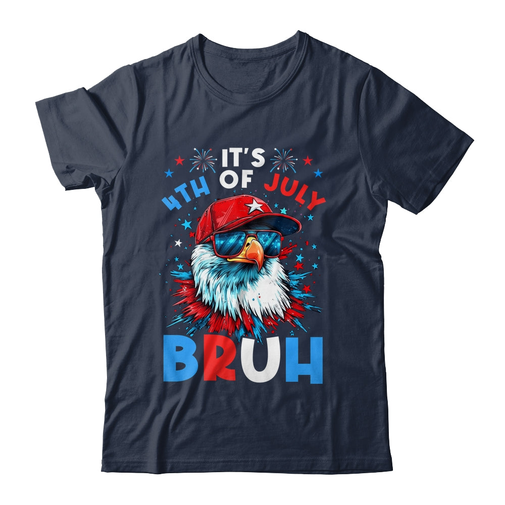 Bruh 4th Of July Boys Kids Fourth Of July Bald Eagle Shirt & Tank Top | siriusteestore