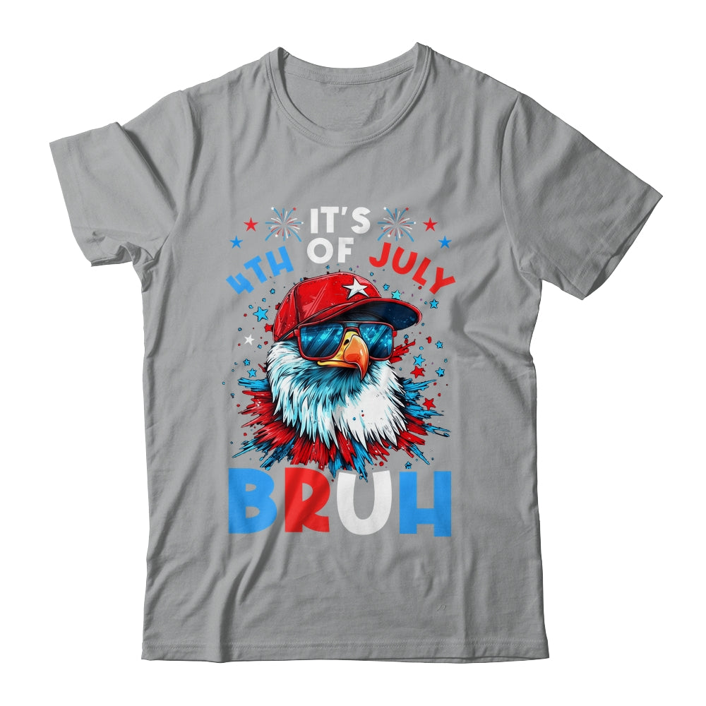 Bruh 4th Of July Boys Kids Fourth Of July Bald Eagle Shirt & Tank Top | siriusteestore