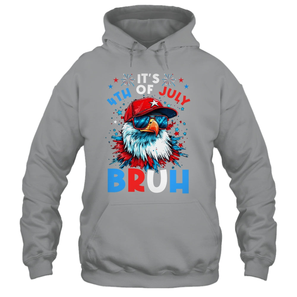 Bruh 4th Of July Boys Kids Fourth Of July Bald Eagle Shirt & Tank Top | siriusteestore
