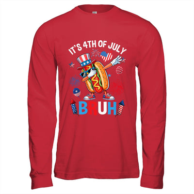 Bruh 4th Of July Boys Kids Hotdog Funny Fourth Of July Shirt & Hoodie | siriusteestore