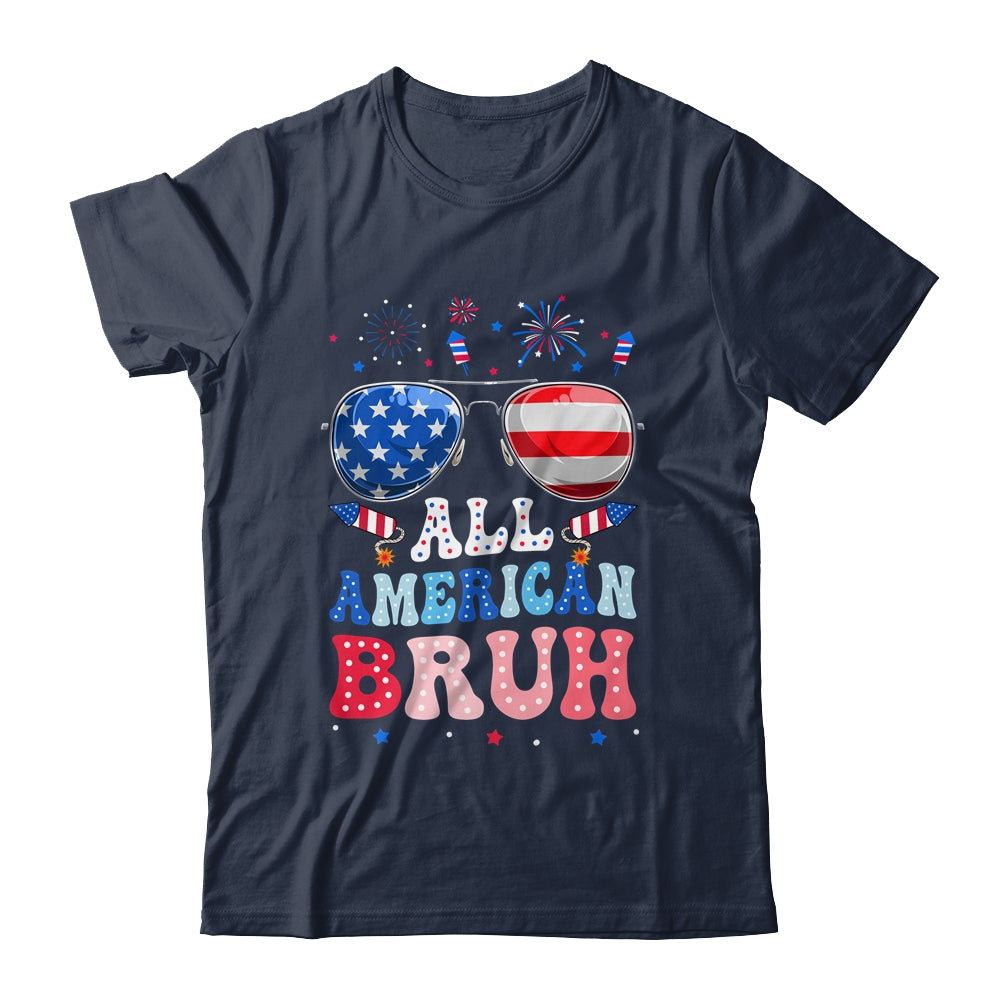 Bruh 4th Of July Patriotic Funny For Boys Girls Groovy Shirt & Tank Top | siriusteestore