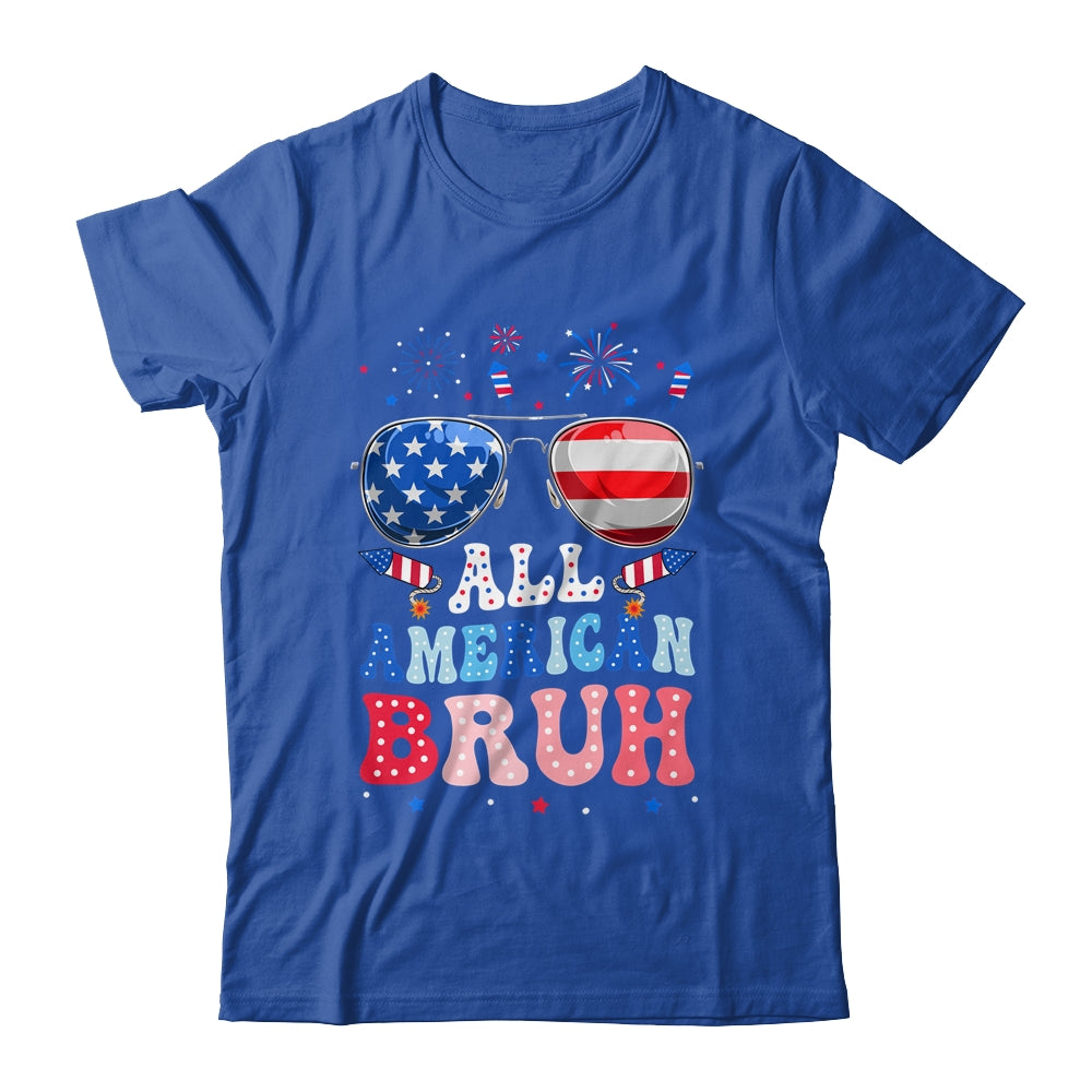 Bruh 4th Of July Patriotic Funny For Boys Girls Groovy Shirt & Tank Top | siriusteestore