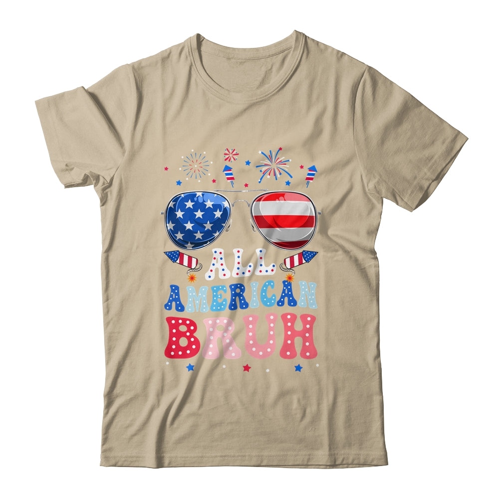 Bruh 4th Of July Patriotic Funny For Boys Girls Groovy Shirt & Tank Top | siriusteestore