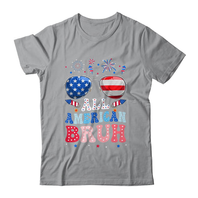 Bruh 4th Of July Patriotic Funny For Boys Girls Groovy Shirt & Tank Top | siriusteestore