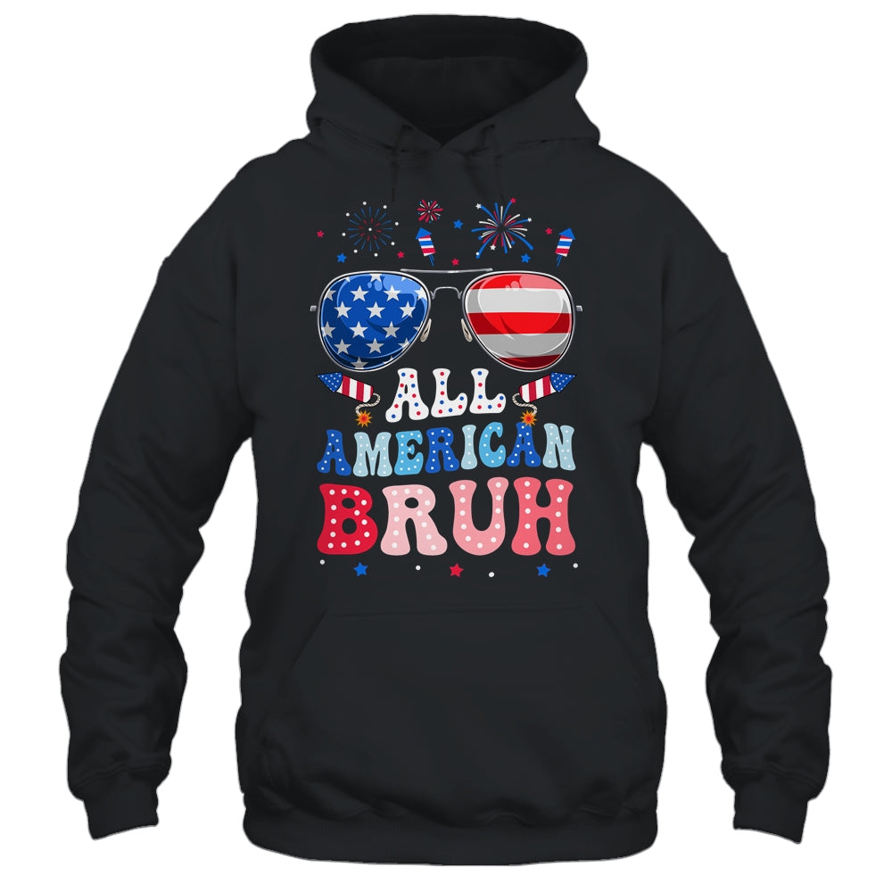 Bruh 4th Of July Patriotic Funny For Boys Girls Groovy Shirt & Tank Top | siriusteestore