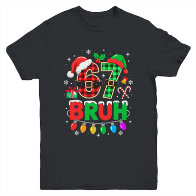 Bruh 67 Six Seven 6 7 Meme Christmas Funny Kids Boy Girl Youth Shirt | siriusteestore