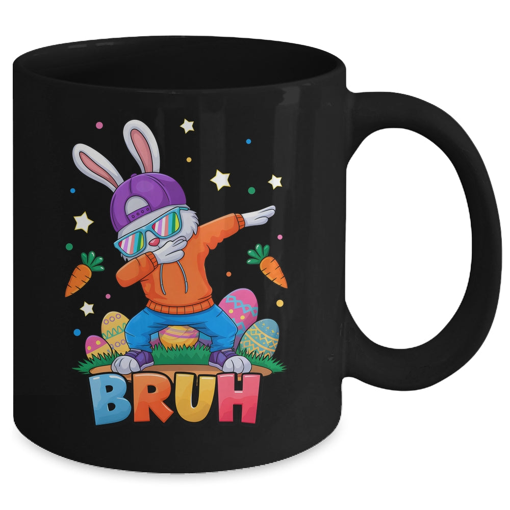 Bruh Dab Bunny Easter Funny Kids Boys Girls Mens Easter Mug | siriusteestore
