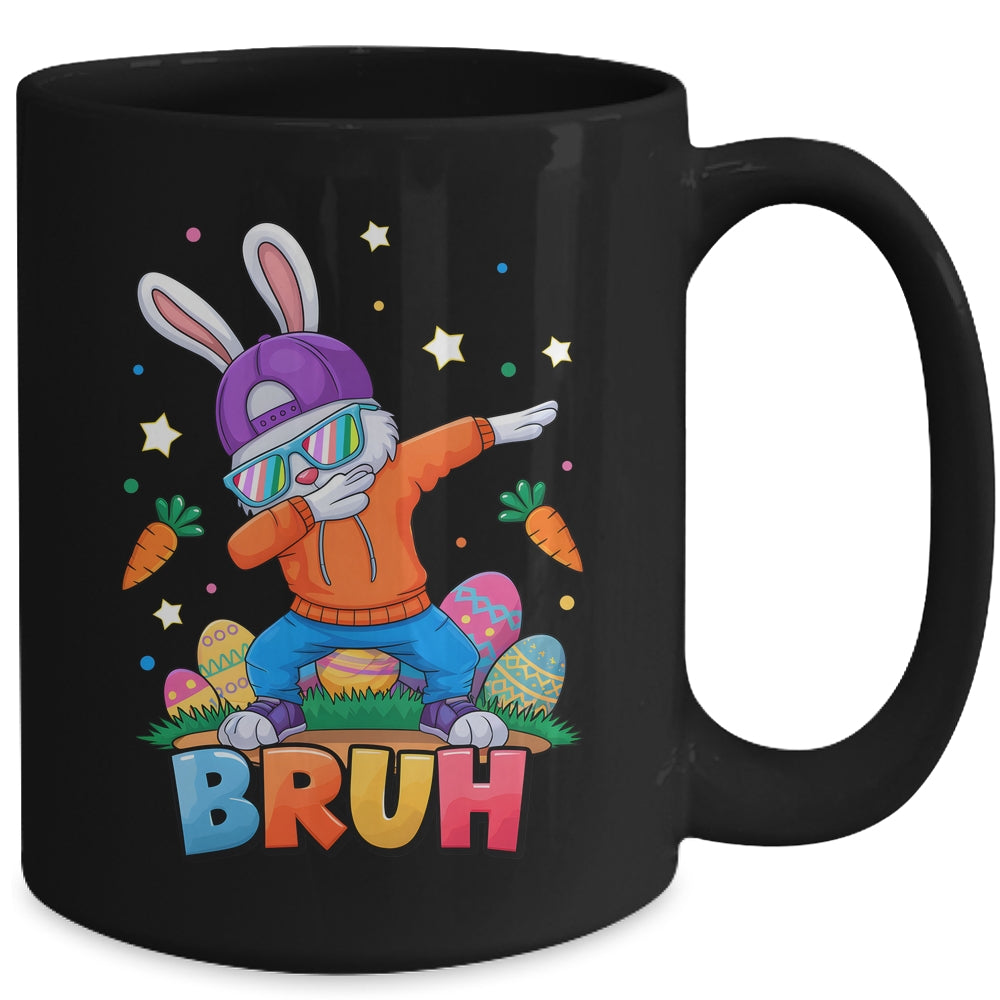 Bruh Dab Bunny Easter Funny Kids Boys Girls Mens Easter Mug | siriusteestore