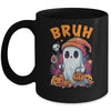 Bruh Ghost Halloween Cute Ghost Trick Or Treat Candy Kids Mug | siriusteestore