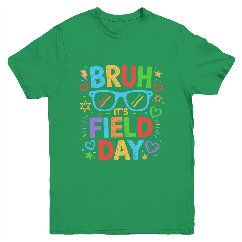 Bruh It's Field Day Teacher Boys Girls Kids Happy Field Day Youth Shirt | siriusteestore