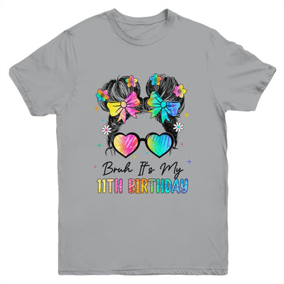 Bruh It's My 11th Birthday 11 Year Old 11th Birthday Girl Youth Shirt | siriusteestore