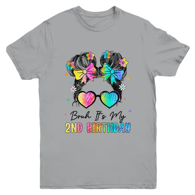 Bruh It's My 2nd Birthday 2 Year Old 2nd Birthday Girl Youth Shirt | siriusteestore