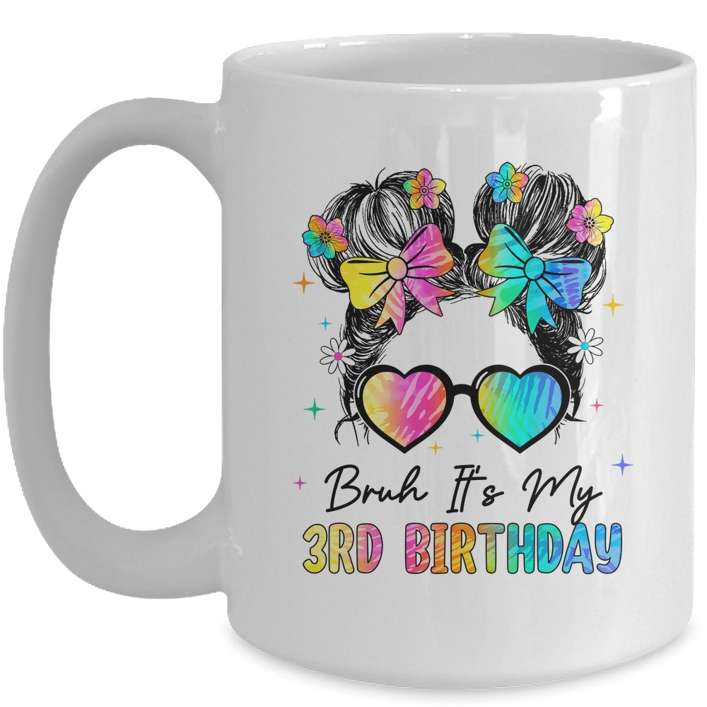 Bruh It's My 3rd Birthday 3 Year Old 3rd Birthday Girl Mug | siriusteestore