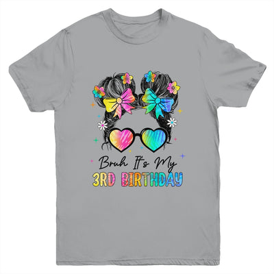 Bruh It's My 3rd Birthday 3 Year Old 3rd Birthday Girl Youth Shirt | siriusteestore