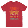 Bruh It's My First Day Of 2nd Grade Funny Back To School Boy Youth Shirt | siriusteestore