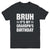 Bruh It's My Grandpa's Birthday Funny Birthday Grandpa Youth Shirt | siriusteestore