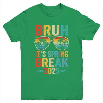 Bruh It's Spring Break 2025 Funny Teen College Spring Break Youth Shirt | siriusteestore