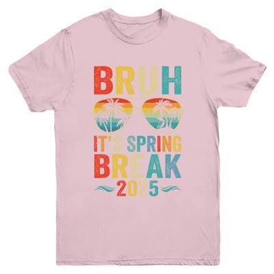 Bruh It's Spring Break 2025 Funny Teen College Spring Break Youth Shirt | siriusteestore