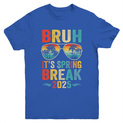 Bruh It's Spring Break 2025 Funny Teen College Spring Break Youth Shirt | siriusteestore